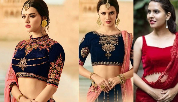 वेलवेट ब्लाउज पहनते समय रखें इन बातों का खास ख्याल