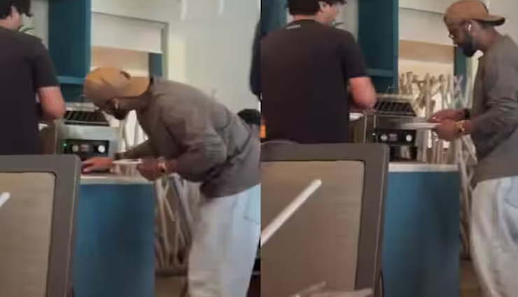 बारबाडोस होटल में टोस्टर से जूझते नजर आए विराट कोहली, वीडियो वायरल