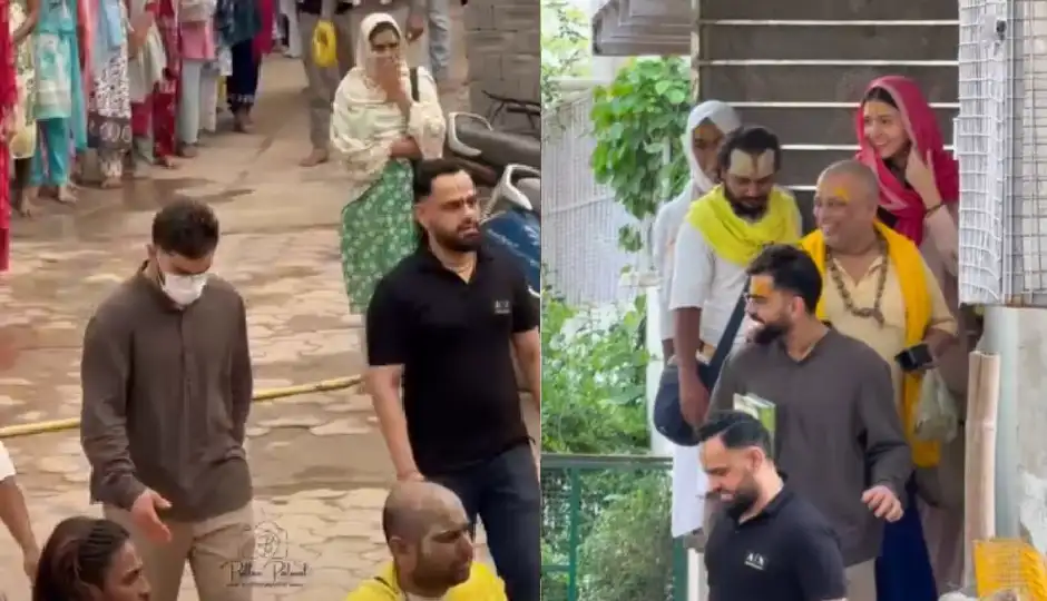 ऐतिहासिक IPL जीत के बाद आध्यात्मिक शरण में विराट कोहली और अनुष्का शर्मा, वृंदावन में प्रेमानंद महाराज से लिया आशीर्वाद