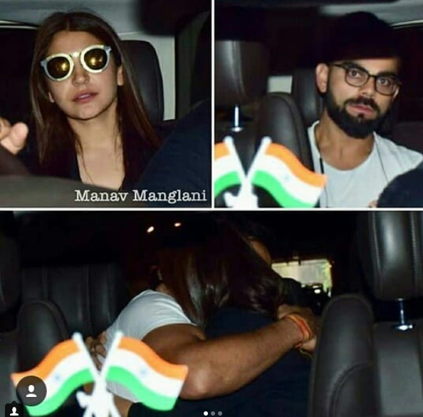 लंबे समय बाद मिले विराट और अनुष्का, कंट्रोल नहीं कर पाए इमोशंस, कार में ही करने लगे ऐसा, तस्वीरे वायरल virat kohli,anushka sharma,viral photo,pari,bollywood,cricket