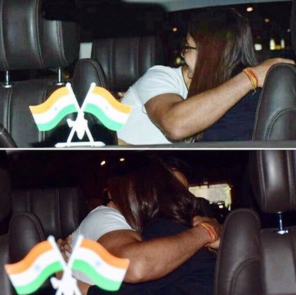 लंबे समय बाद मिले विराट और अनुष्का, कंट्रोल नहीं कर पाए इमोशंस, कार में ही करने लगे ऐसा, तस्वीरे वायरल virat kohli,anushka sharma,viral photo,pari,bollywood,cricket