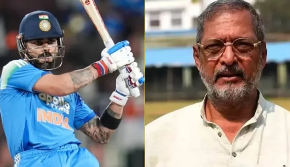 विराट कोहली के आउट होते ही खाना छोड़ देते थे नाना पाटेकर, निधन पर क्रिकेटर ने कही यह बात
