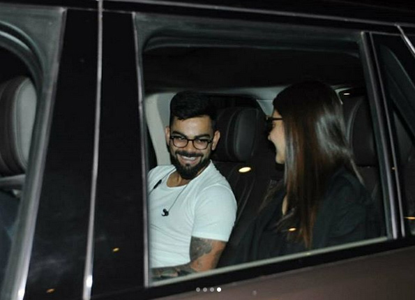 लंबे समय बाद मिले विराट और अनुष्का, कंट्रोल नहीं कर पाए इमोशंस, कार में ही करने लगे ऐसा, तस्वीरे वायरल virat kohli,anushka sharma,viral photo,pari,bollywood,cricket