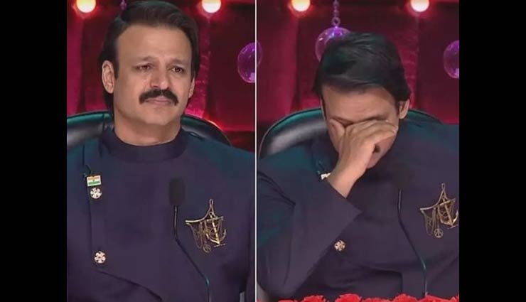 VIDEO- Sonali Bendre’s co-judge Vivek Oberoi bursts into tears as contestant plays cancer patient on India Best Dramebaaz