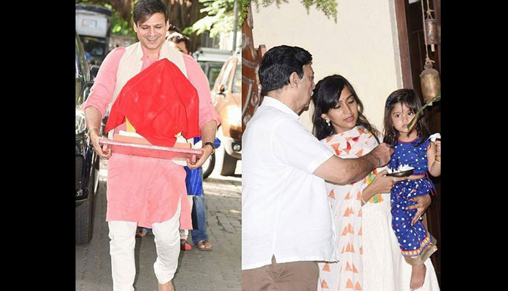 Ganesh Chaturthi 2018- Vivek Oberoi Welcomed Eco-Friendly Ganesha