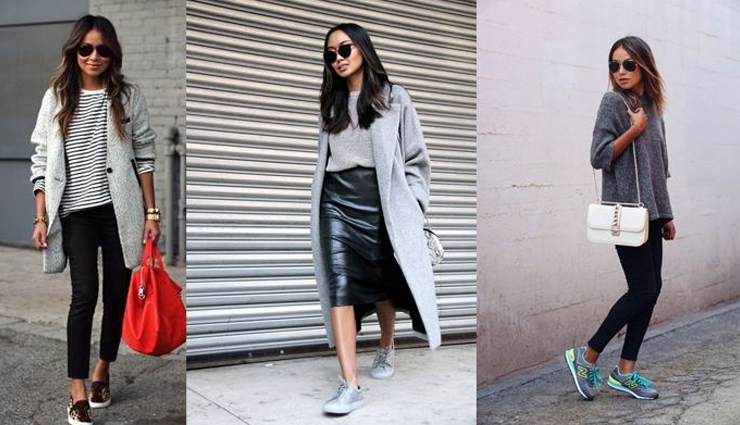 ways to pair your sneakers with anything,pairing sneakers with outfits,sneakers fashion trends,fashion tips,fashion trends,pairing shoes with outfits,pairing sneakers with dresses