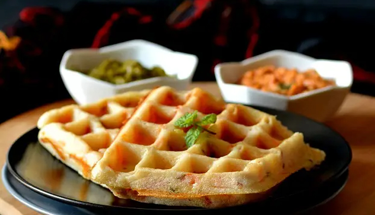healthy waffle uttapam,waffle uttapam recipe,hunger struck,food,easy recipes