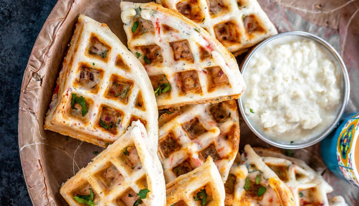 Recipe- Delicious and Healthy Waffle Uttapam