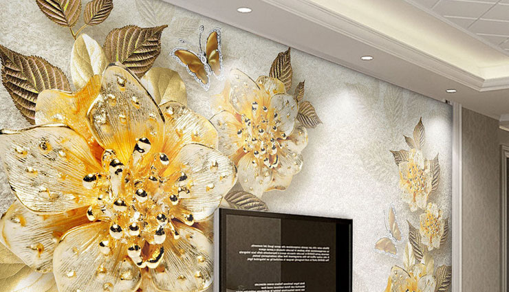 colors to your house,household tips,accent wall,fabric wall,wallpaper,bookcase backs,painting furniture