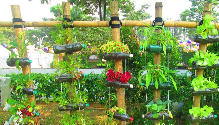 useless thing,best out of waste,using waste things in garden,decorating garden,household tips,home decor ,हाउसहोल्ड टिप्स, होम डेकोर, बेकार पड़ी चीजो से सजाएं अपना गार्डन, बेस्ट आउट ऑफ़  वेस्ट