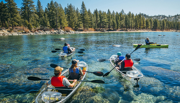 water sports in us,us,snorkel in key west,river rafting in tennessee,kayaking at lake tahoe,jet skiing in miami,sailing under the golden gate bridge