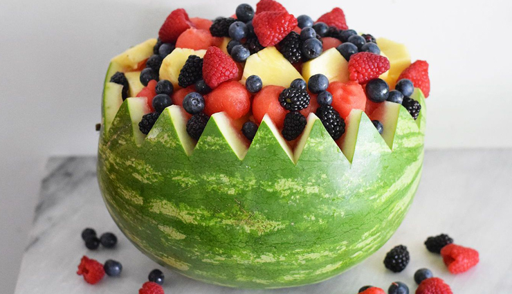 Recipe- Healthy for Summers Watermelon Berry Salad