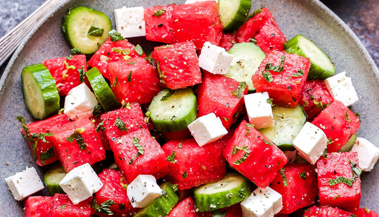 Recipe- Healthy and Perfect for Summer Watermelon Salad