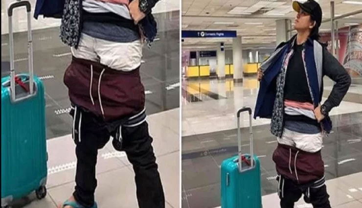 एयरपोर्ट पर महिला ने कर डाली ऐसी हरकत, सोशल मीडिया पर हुई वायरल