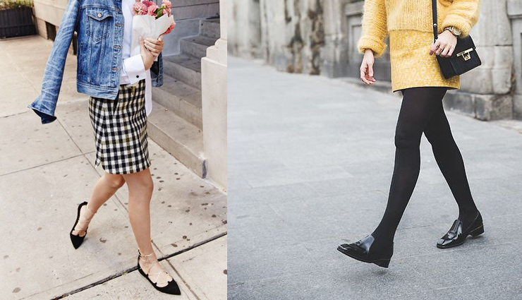 ways to style your short skirt in winters,fashion tips for winters,winters fashion tips,fashion tips for women