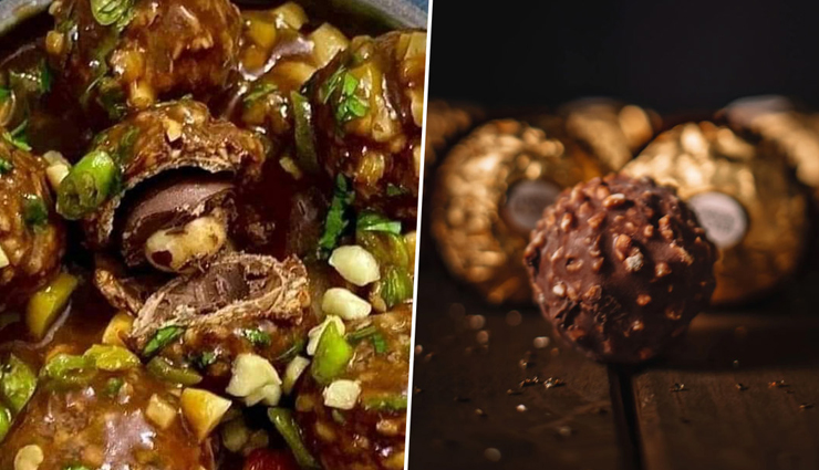 weird food combinations,weird food combinations in the world,ferrero rocher manchurian,maggie beer,straw-biryani,salted chips with nutella,nutella biryani,dill pickles dipped in orange juice