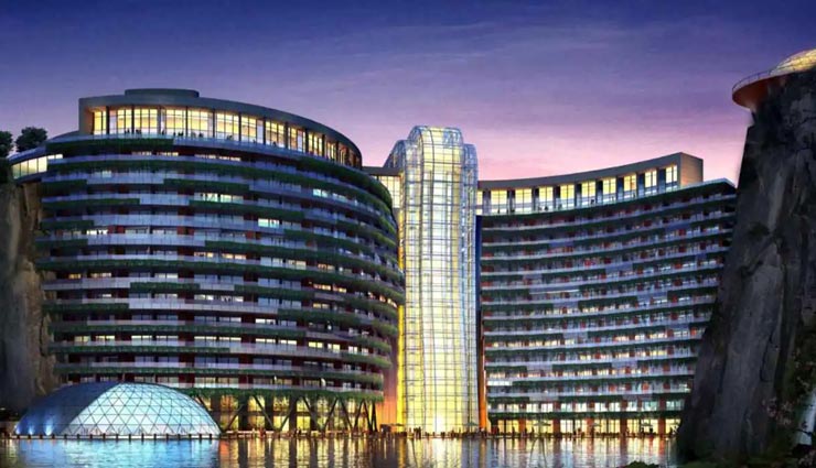 weird news,weird hotel,underground luxury hotel,china