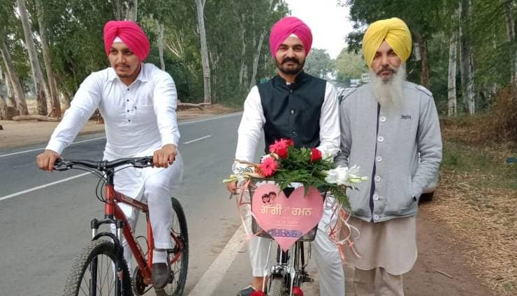 अमीर लड़के ने दी अनोखी मिसाल, अपनी शादी में  25 KM साइक‍िल चलाकर पहुंचा दुल्हन लेने, बताई ये वजह