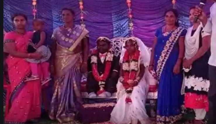 अनोखी जोड़ी जिसमें 2 फ़ीट का दूल्हा और 4 फ़ीट की दुल्हन, शादी के हुए चर्चे