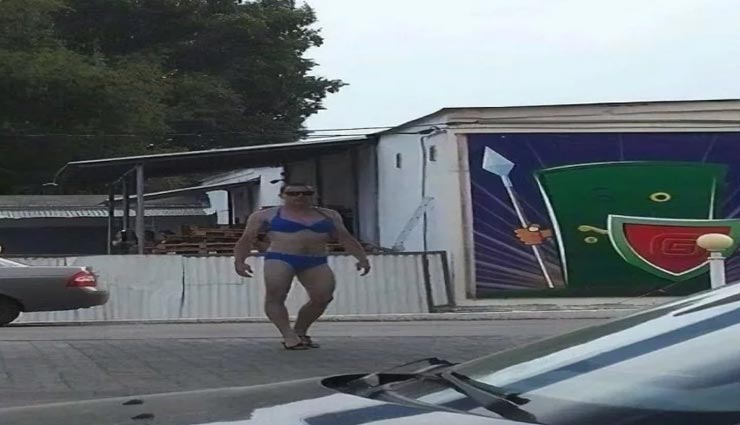 weird news,weird incident,russia,men in bikini,free fuel