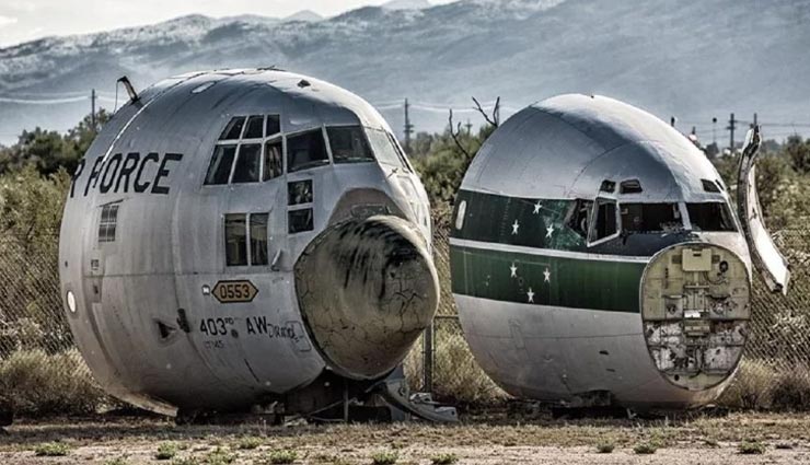weird news,weird place,cemetery of planes boneyard,aircraft graveyard