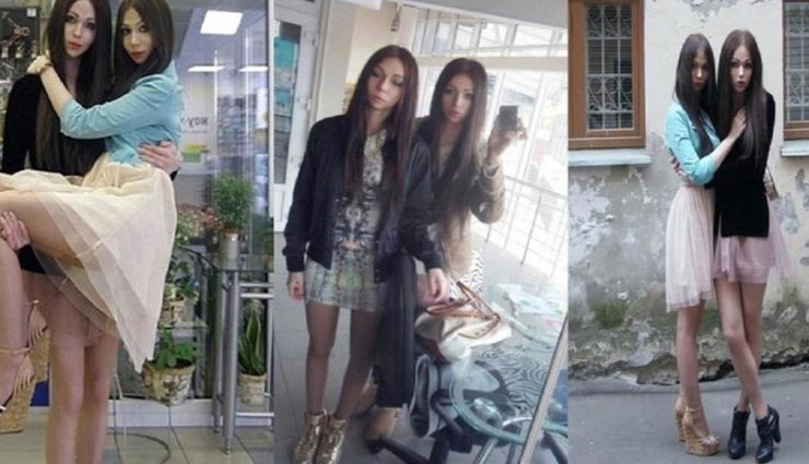 पति-पत्नी की अनोखी जोड़ी जो लगती हैं जुड़वां बहनें, तस्वीरें देखकर आपको भी नहीं होगा यकीन weird news,weird information,strange couple,couple looks same as twins