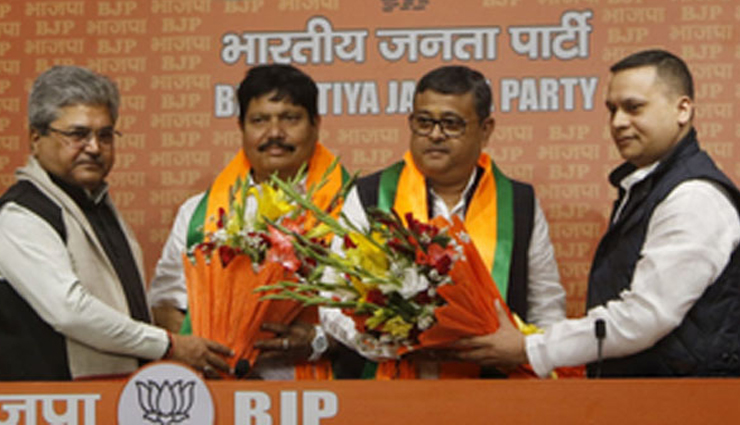 पश्चिम बंगाल में ममता बनर्जी को बड़ा झटका, अर्जुन सिंह और दिब्येंदु अधिकारी भाजपा में शामिल