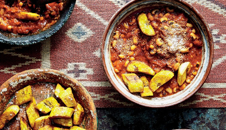 west africa food,thieboudienne,red red,chicken or fish yassa,suya,jollof rice,fufu,groundnut stew,ewa agoyin