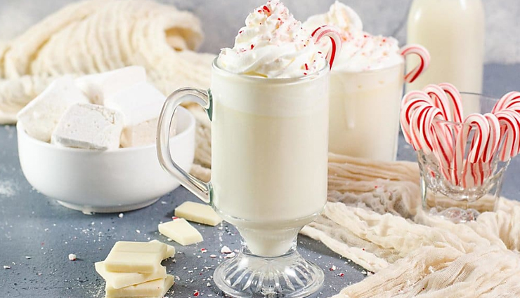 Recipe- Peppermint White Hot Chocolate