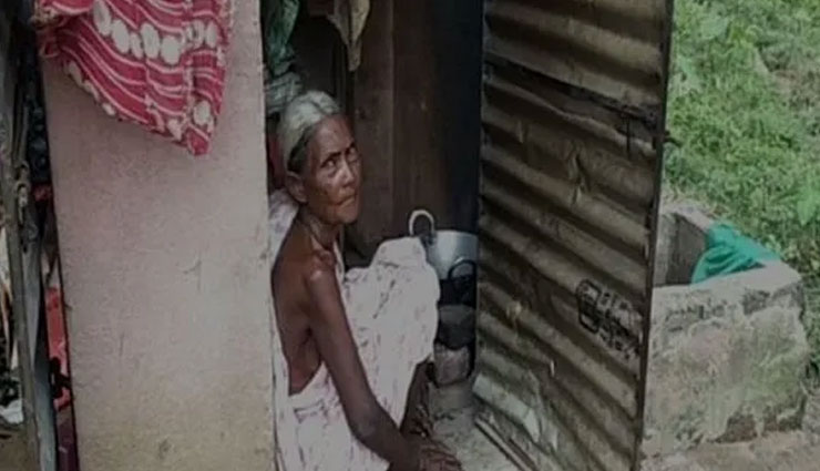 72-year-old tribal woman and her family live in toilet after failing to get accommodation from state