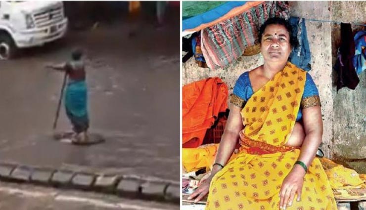 आखिर क्यों मुंबई की तेज बारिश में 7 घंटे बीच रास्ते खड़ी रही यह महिला, वजह जान आप भी करेंगे सलाम