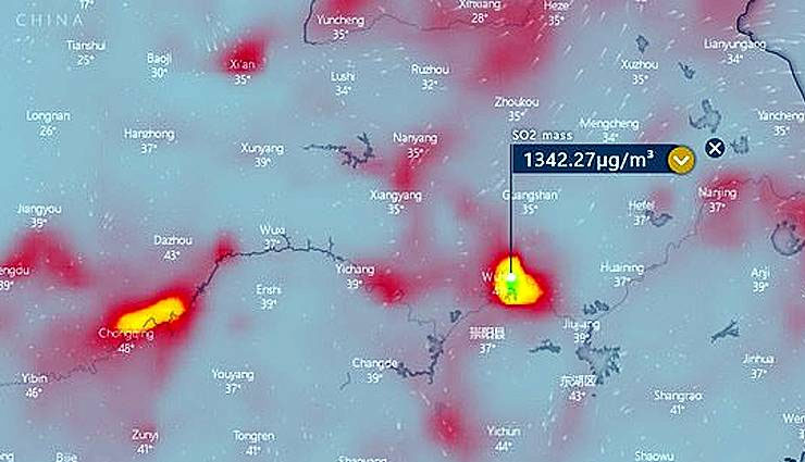 क्या चीन की सरकार कोरोना वायरस से मरने वालों की संख्या छिपा रही है, वुहान में जलाए गए 14000 शव! coronavirus,sulphur dioxide gas,dead bodies,burned,wuhan,china,satellite image,wuhan coronavirus,china coronavirus,corona,virus,china,world news,weird news