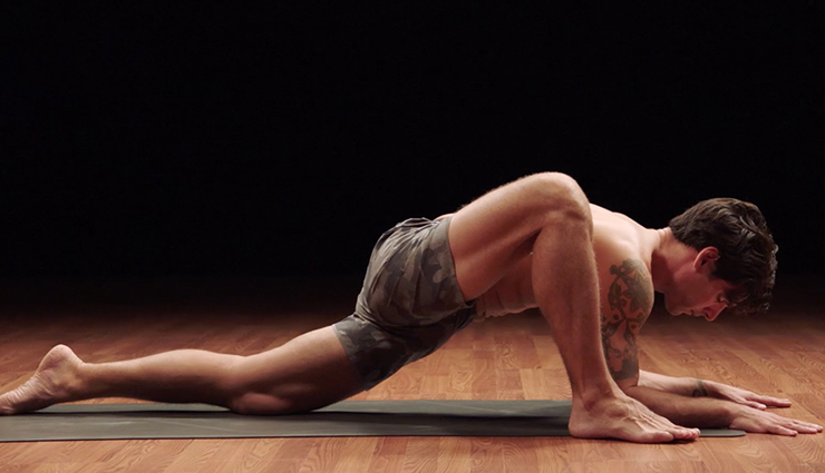 wide-legged forward bend pose,lizard pose,sphinx pose,supported bridge pose,forward fold pose,tips to get rid of stress,stress management tips,yoga for stress,Health tips,fitness tips,summer tips