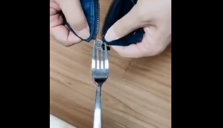 टूटी  Zip ठीक  करने का ये वीडियो इंटरनेट पर हुआ वायरल, 16 मिलीयन से ज्यादा बार देखा गया