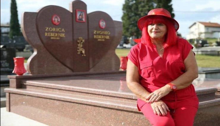 weird news,weird lady,red lady,lady of bosnia,zorica rebernik