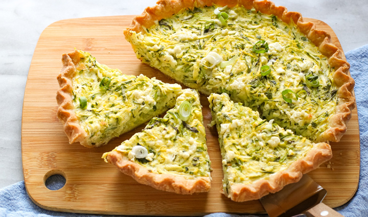 Recipe- Zucchini Pie For Hot Summer Day