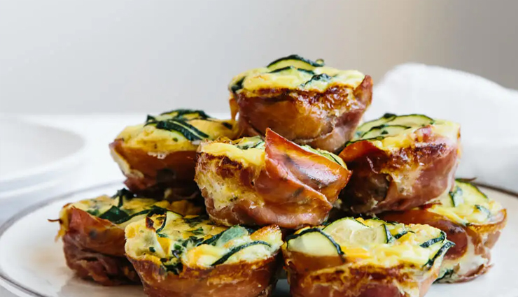 zucchini and prosciutto egg muffins,zucchini and prosciutto egg muffin recipe,hunger struck,food