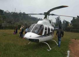 கொடைக்கானலில் தனியார் நிறுவன தற்காலிக ஹெலிகாப்டர் சேவை