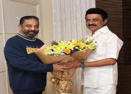 முதல்வர் ஸ்டாலினை அவரது வீட்டில் நேரில் சென்று சந்தித்த நடிகர் கமல்