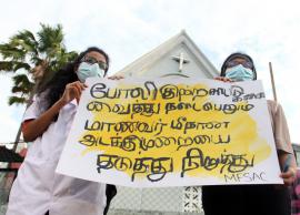 மாணவர்கள் மீதான அடக்குமுறைகளை நிறுத்த வலியுறுத்தி ஆர்ப்பாட்டம்