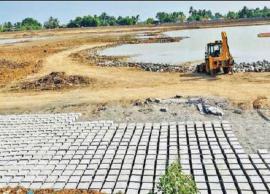 வெகு வேகமாக நடக்கும் பணிகள்... சமுத்திரம் ஏரி சுற்றுலாத்தலமாகிறது