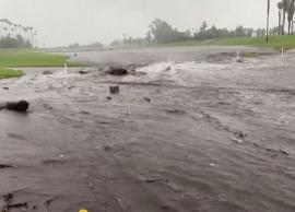 ஹிலாரி சூறாவளியால் வெள்ளப்பெருக்கு... வீடுகளை விட்டு வெளியேறிய மக்கள்