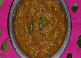 இட்லி, தோசைக்கு சரியான சைட் டிஷ் கத்திரிக்காய் கடையல்