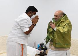 டெல்லி சென்று மத்திய அமைச்சர் அமித்ஷாவை சந்தித்த அண்ணாமலை