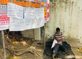 யாழ்ப்பாணம் மாநகர சபை முன்பாக தனியொருவர் உண்ணாவிரதம்