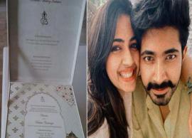 இணையத்தை கலக்கும் சிரஞ்சீவியின் அண்ணன் மகள் நிஹாரிகாவின் திருமண அழைப்பிதழ்