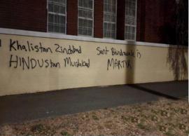 மெல்போர்னில் இந்து கோவிலின் சுவரில் எழுதப்பட்டு இருந்த வாசகங்களால் பரபரப்பு