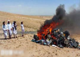 இசைக்கருவிகளை தீயிட்டு எரித்த தாலிபான்கள்