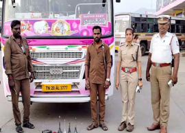 ராசிபுரத்தில் மோட்டார் வாகன ஆய்வாளர் நித்யா அதிரடி ஆய்வு