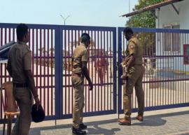 துப்பாக்கிச்சூடு நாளை ஒட்டி தூத்துக்குடியில் ஏராளமான போலீசார் பாதுகாப்பு பணி